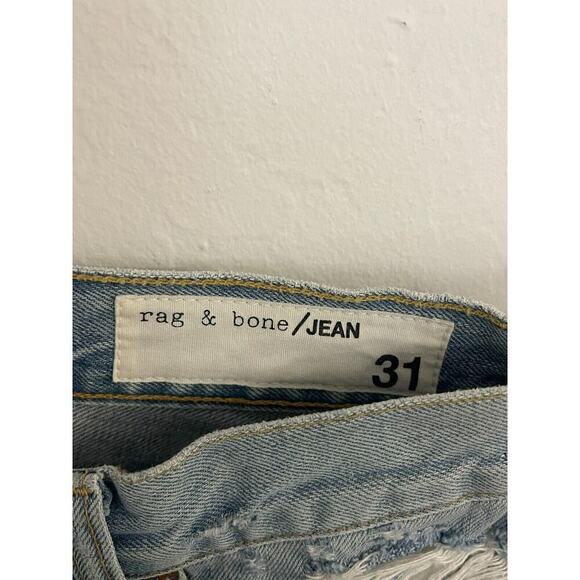 Rag & Bone Jeans 31 Marilyn Union Pool Light Wash Distressed Womens Denim $295 - Picture 11 of 14